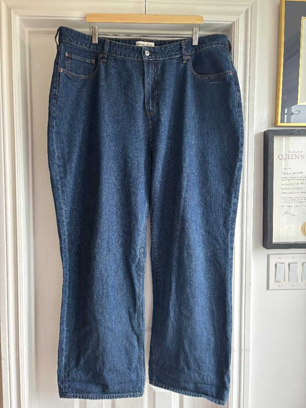 Abercrombie&Fitch Curve Love Loose Jeans Size 35